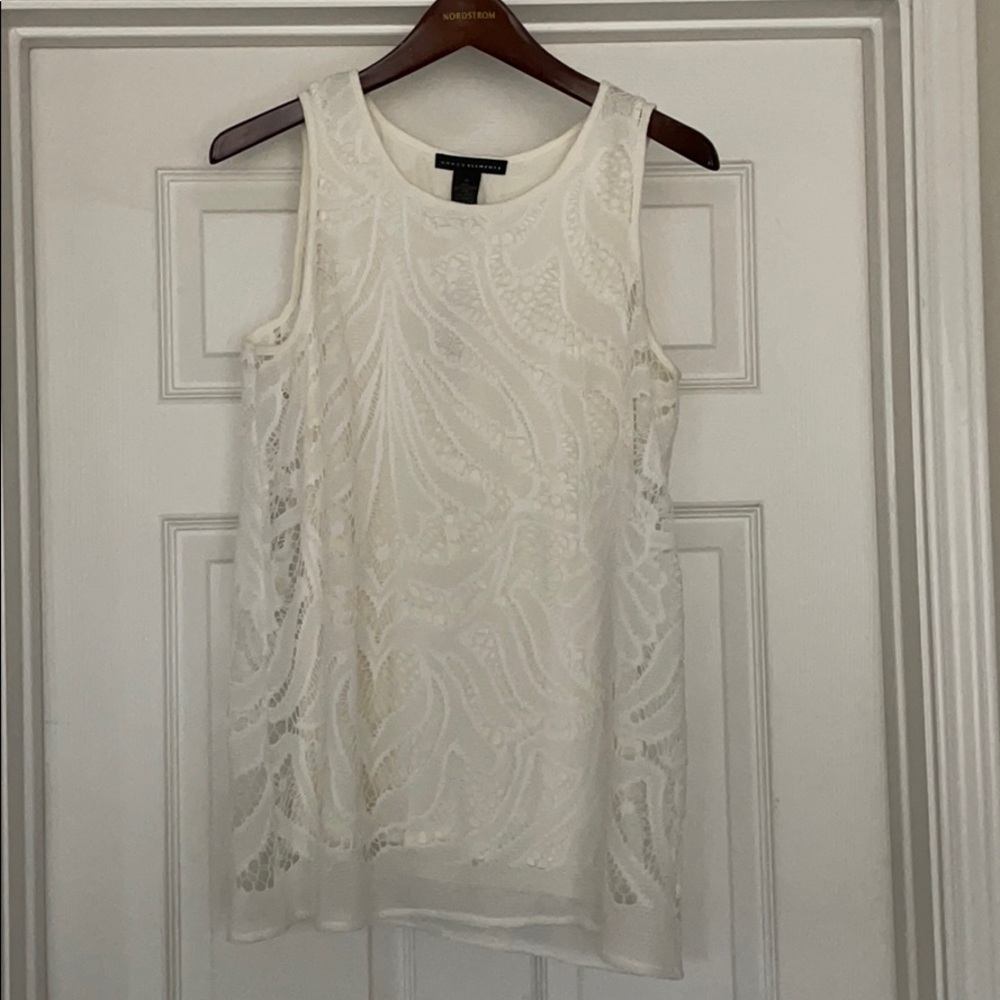 NWT Grace Elements loose fitting lace tank size M